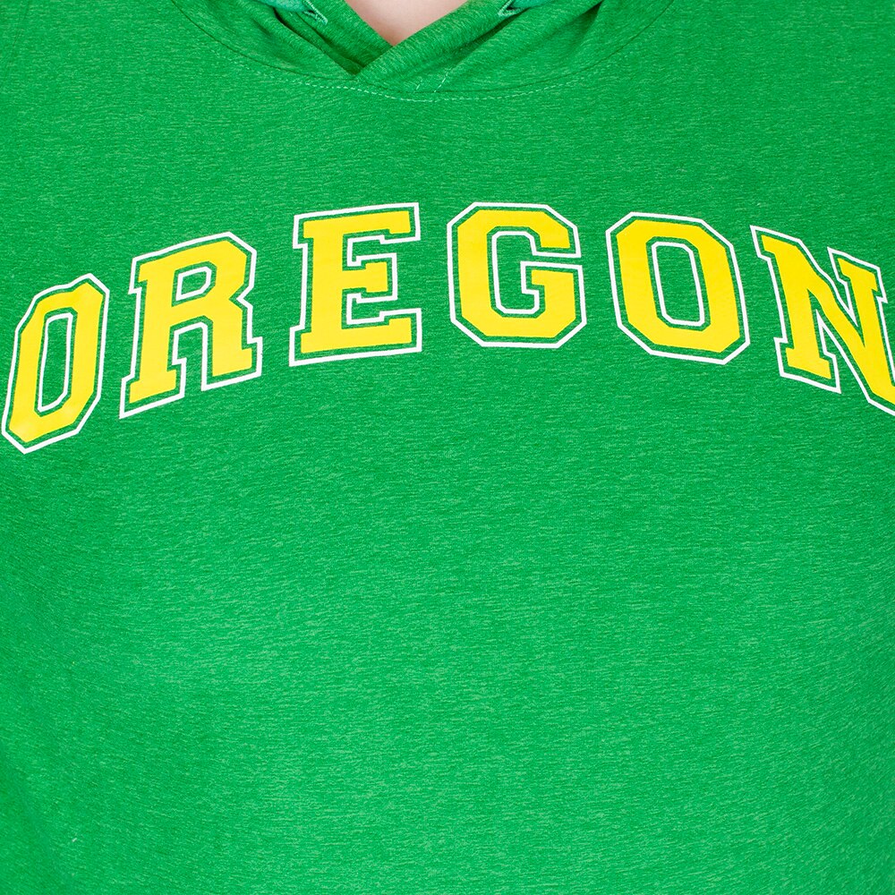 Arched Oregon, Colosseum, Green, Long Sleeve, Polyester Blend, Women, Skipper, Hooded, T-Shirt, 927968